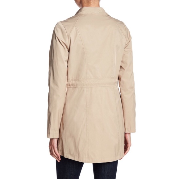 NWT Khaki Guess Lace-up Coat - Picture 3 of 4